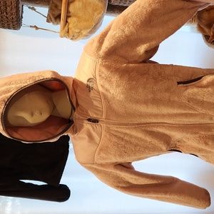 North Face L Pink Woman's hooded jacket